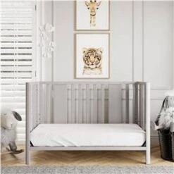 Room & Joy Emmett Curved Post 3-in-1 Crib - Sharkey Gray -Babyletto Store GUEST 01f99767 aa6b 421b 9dc8 3d5c5c698572