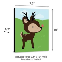 Big Dot Of Happiness Woodland Creatures - Gender Neutral Forest Animal Nursery Wall Art & Kids Room Decor - 7.5 X 10 Inches - Set Of 3 Prints -Babyletto Store GUEST 029de8fa 2690 485d 8078 c933cee625fb