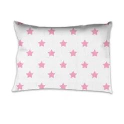 Bacati - Stars Pink Muslin 3 Pc Toddler Bed Sheet Set 100 Percent Cotton -Babyletto Store GUEST 0306e966 f325 46a3 b698 727f4fa61750