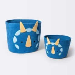 Coiled Rope Forest Animal Small Round Storage Basket - Dinosaur - Cloud Island™ -Babyletto Store GUEST 06af51e5 9caf 46b1 b180 4b97d333aeac