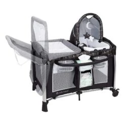 Baby Trend GoLite ELX Unisex Versatile Deluxe Infant Play Portable Nursery Center For Newborns - Black -Babyletto Store GUEST 090b34ad 6578 4349 a736 4b6817ccfe77