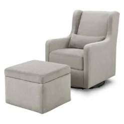 Carter's By DaVinci Adrian Swivel Glider With Storage Ottoman -Babyletto Store GUEST 09f8ea80 3499 43eb 96c9 69f4f8eb8e01