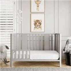 Room & Joy Emmett Curved Post 3-in-1 Crib - Sharkey Gray -Babyletto Store GUEST 0b9eb1ec a8fa 4de5 8e09 cd28269f65be