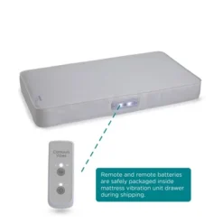 Contours Vibes 2-Stage Soothing Vibrations Crib Mattress And Toddler Mattress - White -Babyletto Store GUEST 0c328b99 bec1 4511 a91b fb8a1e48ed70