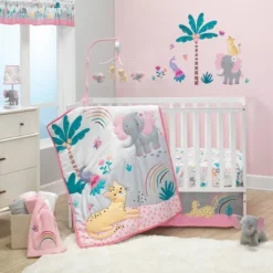 Bedtime Originals Musical Baby Crib - Rainbow Jungle Animal -Babyletto Store GUEST 0d69d1e3 fdf8 41ef a1b9 477f882f12f1