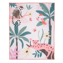 Lambs & Ivy Enchanted Safari Leopard/Lemur Jungle 3-Piece Baby Crib Bedding Set -Babyletto Store GUEST 0ec88f88 2b6e 434f 8225 48567e61b2a4