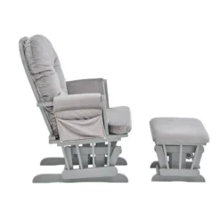 Suite Bebe Mason Glider And Ottoman - Gray Wood And Light Gray Fabric -Babyletto Store GUEST 0f5f9768 9f60 4725 a371 a696afee6f42