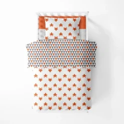 Bacati - Foxes Orange Gray 3 Pc Toddler Bed Sheet Set -Babyletto Store GUEST 10efac0e 2d23 4789 b03a 431bd275d86a