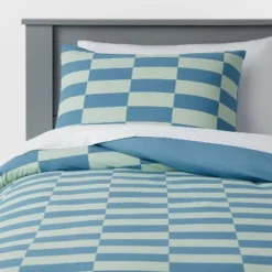 Checkers Kids' Duvet Cover Teal Blue - Pillowfort™ -Babyletto Store GUEST 14283e51 e80b 450c 91f0 19dc53607c84
