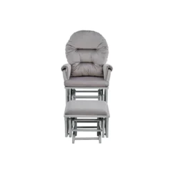 Suite Bebe Madison Glider And Ottoman - Gray Wood And Light Cloud Gray Fabric -Babyletto Store GUEST 1520665d f55c 4805 afc7 a246199d9133