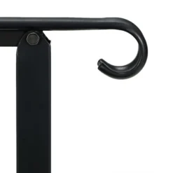 JOMEED UP040 1, 2, Or 3 Step Wrought Iron Transitional Entrance Handrail With Hardware For Outdoor Spaces, Walkways, Patios, And More, Black -Babyletto Store GUEST 190efbd2 9369 4208 b983 2ad486d9f1ec
