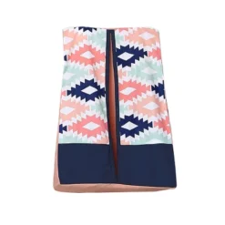 Bacati - Emma Coral Mint Navy 10 Pc Crib Bedding Set With Long Rail Guard Cover -Babyletto Store GUEST 1a2d3a1c 0c54 4795 82f6 41a7eceb42dc