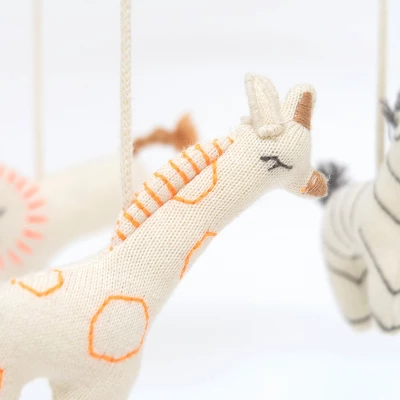 Meri-Meri Meri Meri Safari Baby Mobile (Pack Of 1) 1 Meri-Meri Meri Meri Safari Baby Mobile (Pack Of 1)