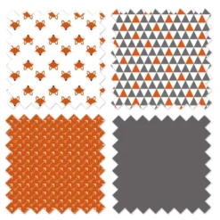 Bacati - Foxes Orange Gray 3 Pc Toddler Bed Sheet Set -Babyletto Store GUEST 1aa203ae 91df 4120 9123 a0c74b28dcd8