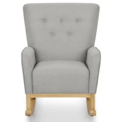 Delta Children Colby Rocking Chair - French Gray And Natural -Babyletto Store GUEST 1b178707 c2d7 4c02 94ca ad50f4e4e6ce