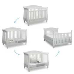 Delta Children Lancaster 4-in-1 Convertible Crib - Bianca White -Babyletto Store GUEST 1ba595c7 7eeb 42cd 874b b3e4e5ec8823