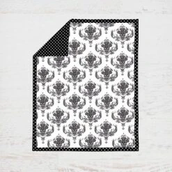 Bacati - Classic Damask Black/Grey/White 10 Pc Crib Bedding Set With 2 Crib Fitted Sheets -Babyletto Store GUEST 1d8b8290 40d4 4f5b a0de 8816dda83a1e