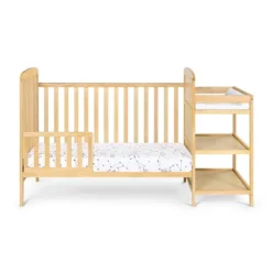 Suite Bebe Ramsey Crib And Changer Combo With Guard Rail/Stabilizer Bar - Natural -Babyletto Store GUEST 1f7a4fa4 8113 4011 9b05 e4e51074bea4
