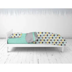 Bacati - Elephants Mint/Yellow/Gray 4 Pc Toddler Bedding Set -Babyletto Store GUEST 218e1a8c 7d4d 4290 8141 f13fe61dee35