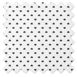 Bacati - Hearts Black Muslin 3 Pc Toddler Bed Sheet Set 100 Pecent Cotton -Babyletto Store GUEST 2409643f a7cf 49dc a8da 1efa30afaef4