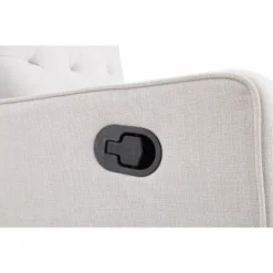 Suite Bebe Bryton Gliding Swivel Recliner Accent Chair - Tufted - Woven Gray Fabric -Babyletto Store GUEST 2499fd65 4f73 46ee bec0 d777dacc1bec