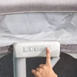 HALO Innovations BassiNest Swivel Sleeper Luxe - Dove Gray Tweed -Babyletto Store GUEST 25ec427b 7024 4653 a3e5 dd8b07a7acf8