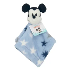 Lambs & Ivy Disney Baby Mickey Mouse Plush Security Blanket - Blue -Babyletto Store GUEST 27c630fe 0de9 481b 849a d09e425b2440