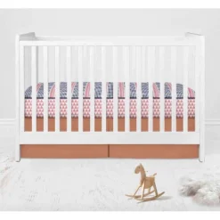 Bacati - Girls Triangles Mint Navy 10 Pc Crib Bedding Set With 4 Swaddling Blankets -Babyletto Store GUEST 295a048a 40d0 4345 83df 3937bd5fec0d