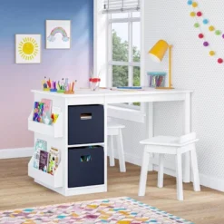 Kids' Art Activity Table With Storage White - RiverRidge Home -Babyletto Store GUEST 2c3a1141 403c 43ba b631 4e89f537ea11