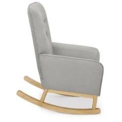 Delta Children Colby Rocking Chair - French Gray And Natural -Babyletto Store GUEST 2cbe9d4f 06c5 4ec3 b009 4a19c7b42e8e