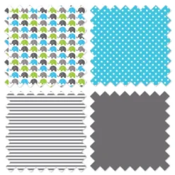 Bacati - Elephants Aqua/Lime/Gray 3 Pc Crib Bedding Set -Babyletto Store GUEST 2ccc38d1 6592 48ce b8cf 156d4d950fe2 1