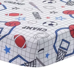 Lambs & Ivy Baby Sports 3-Piece Football/Basketball Baby Crib Bedding Set -Babyletto Store GUEST 2d4d81a1 3cdd 480a a796 fa55c9ace782