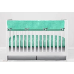 Bacati - Elephants Mint/Yellow/Gray 6 Pc Crib Bedding Set With Long Rail Guard Cover 14 Bacati - Elephants Mint/Yellow/Gray 6 Pc Crib Bedding Set With Long Rail Guard Cover -Babyletto Store GUEST 2e193ed0 9d6f 42a5 9974 26b2b57f72e2