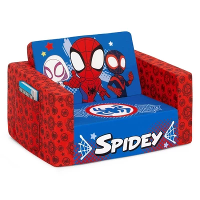 Delta Children Marvel Spidey And His Amazing Friends Kids' 2-in-1 Convertible Cozee Flip-Out Chair 3 Delta Children Marvel Spidey And His Amazing Friends Kids' 2-in-1 Convertible Cozee Flip-Out Chair - Image 3