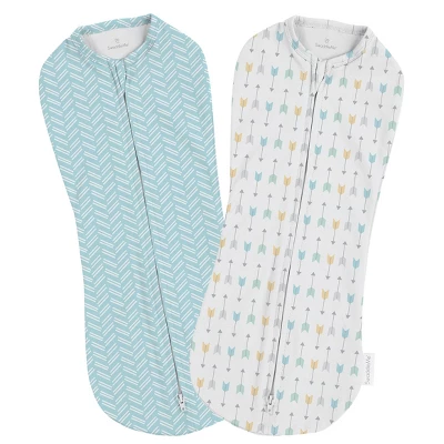 SwaddleMe Pod Zip-Up Compression Swaddle Wrap Newborn 2pk 5 SwaddleMe Pod Zip-Up Compression Swaddle Wrap Newborn 2pk - Image 5