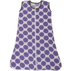 Bacati - Ikat Dots Leopard Purple Grey Girls 4 Pc Crib Set With Muslin Sleeping Sack -Babyletto Store GUEST 3159d1d2 aa29 4d1e a5b3 f6a6205df916