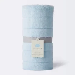Faux Fur With Channel Carving Baby Blanket - Cloud Island™ - Light Blue -Babyletto Store GUEST 31d2cbc6 2b68 4831 954c 328cef1bd018