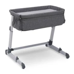 Simmons Kids' Dream Bedside Baby Bassinet Sleeper With Breathable Mesh And Adjustable Heights - Lightweight Portable Crib - Gray -Babyletto Store GUEST 32696939 c472 4e3d ab40 94a64aecb812