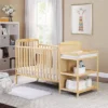 Suite Bebe Ramsey Crib And Changer Combo With Guard Rail/Stabilizer Bar - Natural