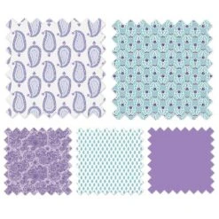 Bacati - Paisley Isabella Purple Lilac Aqua 4 Pc Crib Bedding Set With Diaper Caddy -Babyletto Store GUEST 39e4430c 4a0f 4500 a2bf fb856594ab6b 2