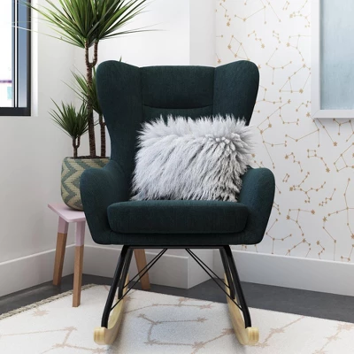 Novogratz Harper Wingback Rocker 2 Novogratz Harper Wingback Rocker - Image 2