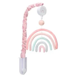 Lambs & Ivy Watercolor Pastel Rainbow/Pom Pom Musical Baby Nursery Crib Mobile 9 Lambs & Ivy Watercolor Pastel Rainbow/Pom Pom Musical Baby Nursery Crib Mobile -Babyletto Store GUEST 3e9f1f53 0347 4021 9e49 ef43f2beed6f