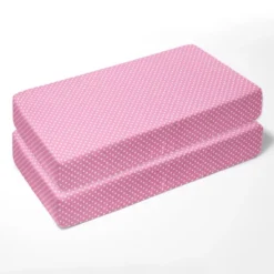 Bacati - Elephants Pink/Fuschia/Gray 10 Pc Crib Bedding Set With 2 Crib Fitted Sheets -Babyletto Store GUEST 3fd28a9e 4ae8 4140 9290 a15d67d81b8b