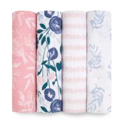 Aden + Anais Essentials Muslin Swaddle Blankets - 4pk -Babyletto Store GUEST 4116f0e4 5133 42d3 9409 1bba61c84a59