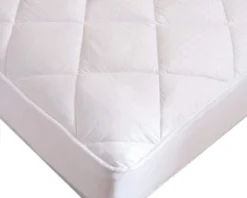 Maxi 100% Cotton Breathable Fitted Mattress Pad Protector - White -Babyletto Store GUEST 42db0415 d4c2 4b3a 8623 571e05ffa0af