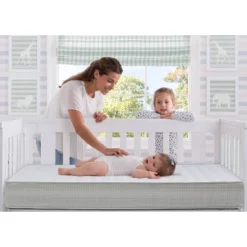 Simmons Kids' Comforpedic From Beautyrest Dual Sided Crib/Toddler Mattress- Gray -Babyletto Store GUEST 45a008a4 3219 4445 ba37 2af5065ead00