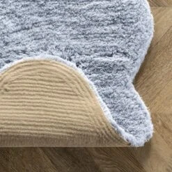 NuLOOM Hand Tufted Double Pelt Faux Sheepskin Area Rug, Shaped 2' X 6', Baby Blue -Babyletto Store GUEST 4744d648 e405 4773 818c 9a4fc812f72c