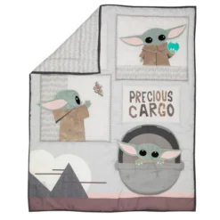 Lambs & Ivy Star Wars The Child Baby Yoda Nursery 3-Piece Baby Crib Bedding Set -Babyletto Store GUEST 47a0a623 78ba 4247 9e0c dfcfe0a15fae