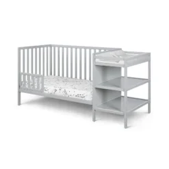 Suite Bebe Palmer 3-in-1 Convertible Island Crib And Changer Combo - Gray -Babyletto Store GUEST 47e244ab 6d69 4eb4 b7d7 c10cda03d664 1