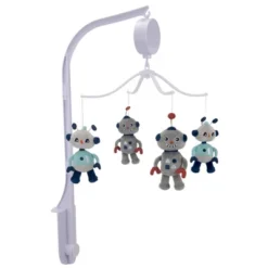 Bedtime Originals Robbie Robot Musical Baby Crib - Gray 9 Bedtime Originals Robbie Robot Musical Baby Crib - Gray -Babyletto Store GUEST 48854029 b3f4 4be1 a8be 2648867f8f41